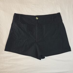 Maeve By Anthropologie- The Collette Black Chino Shorts- Ladies Size 32